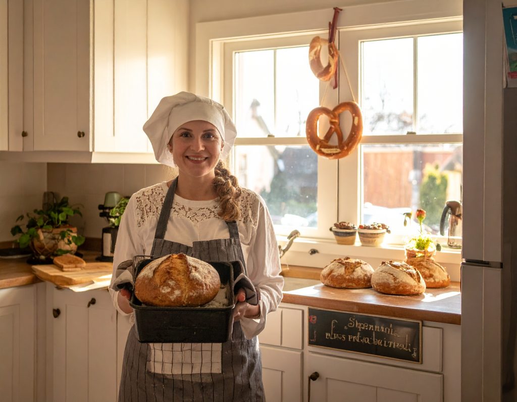 Firefly_ You show a nice small home kitchen that has a cottage bakery going in it. A lady bak 932264