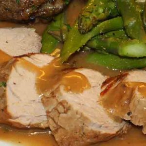 Close Up Pork Sauerbraten