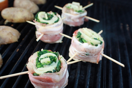 Chicken Roulade on the Grill 