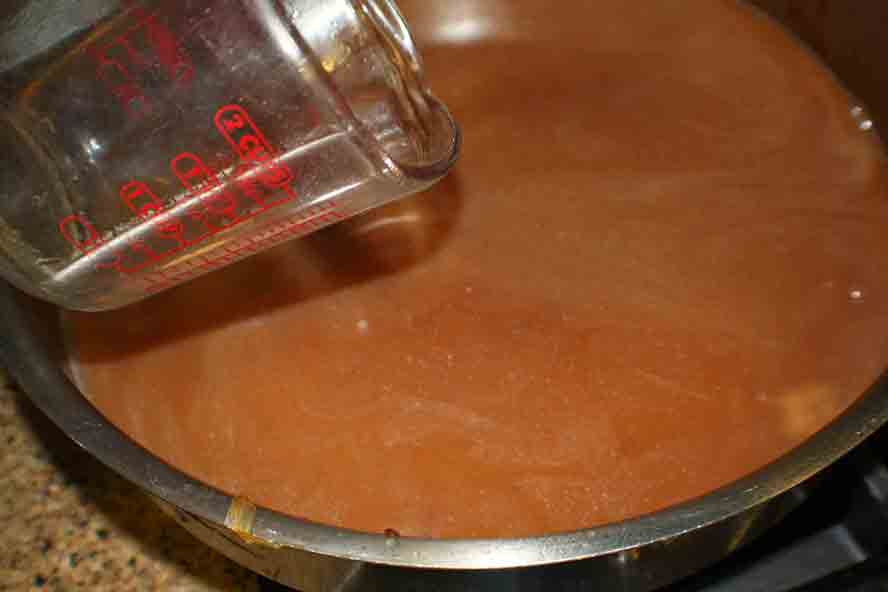 Pork Sauerbraten gravy add stock