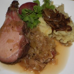 Kassler RIpchen with Sauerkraut