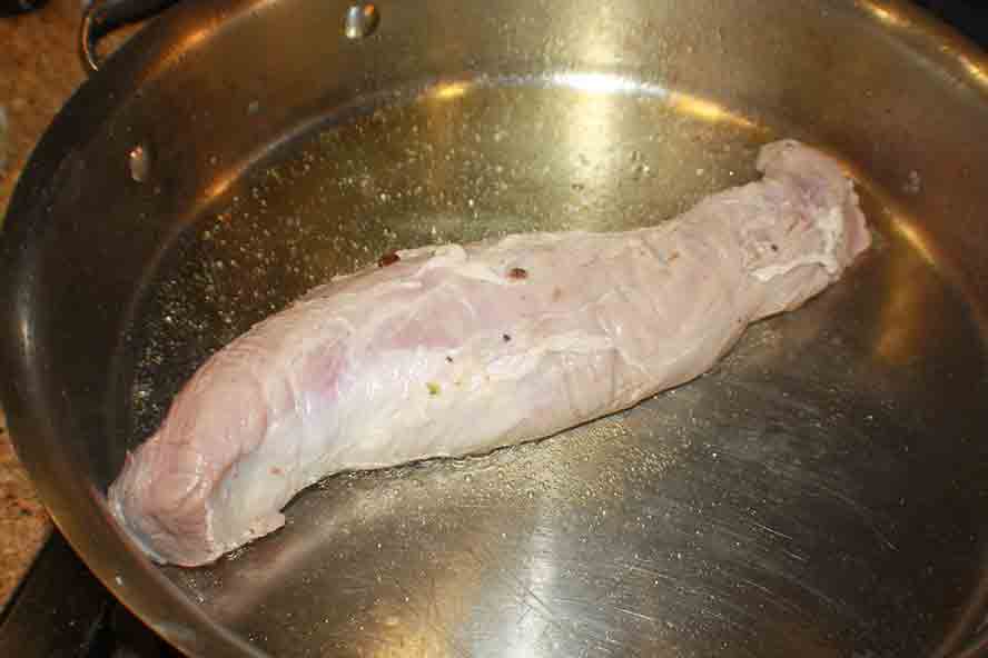 Pork Tenderloin in the pan
