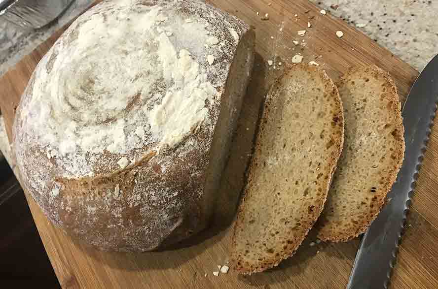 Bauernbrot-sliced