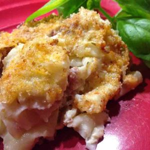 display-schinkenfleckern auflauf