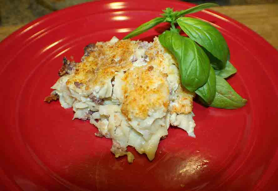 Display dished up auflauf