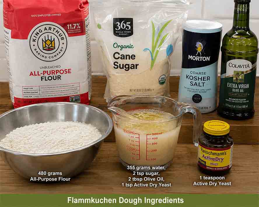 dough-ingredients2 Dough ingredients for the Flammkuchen