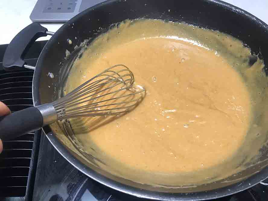filling cooked