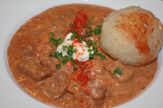 Deiters Goulash in the bowl